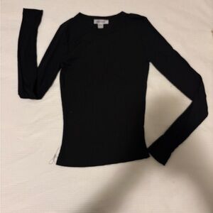 Rebel Sugar Classic Black Long Sleeve Tee